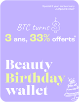 🎂 Beauty Birthday wallet ✨👛  Juin/June ONLY