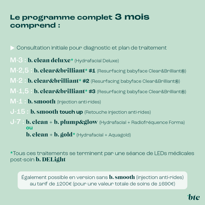 Programme 3 mois Special event 💍🍾
